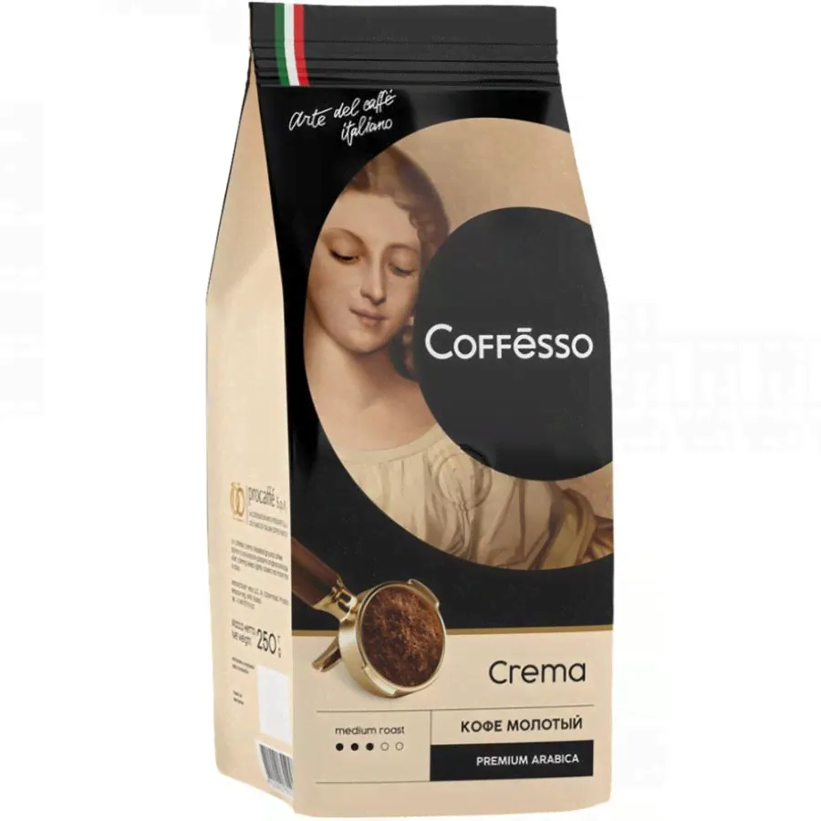 Кофе молотый Coffesso Crema (250 гр)