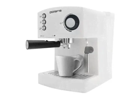Кофеварка рожковая Polaris PCM 1527E Adore Crema Белый-0