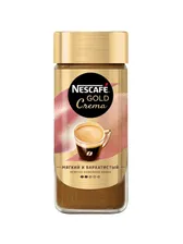 Nescafe Gold Crema Нескафе Голд Крема Кофе молотый в растворимом 95 гр стеклянная банка