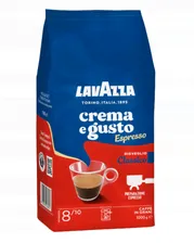 Кофе в зернах типа LAVAZZA CREMA E GUSTO ESPRESSO 1 кг