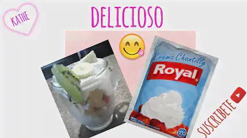 💖POSTRE CASERO CON CREMA CHANTILLY MUY FACIL Y RAPIDO DE PREPARAR | KATHE 😘💖