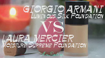 Обзор тональных кремов: GIORGIO ARMANI VS LAURA MERCIER #Виктория Ро