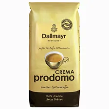 Кофе в зернах DALLMAYR (Даллмайер) "Prodomo Caffe Crema", арабика 100%, 1000 г, вакуумная упаковка, 517000033